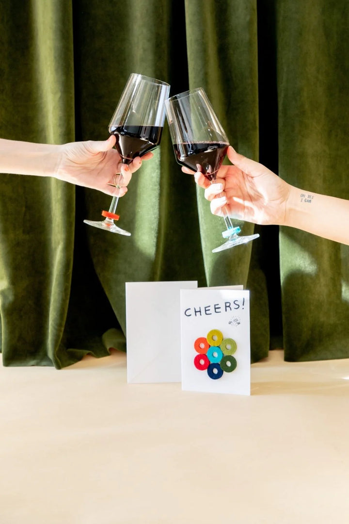 Wine-ote's Cheers Marker Note Cards