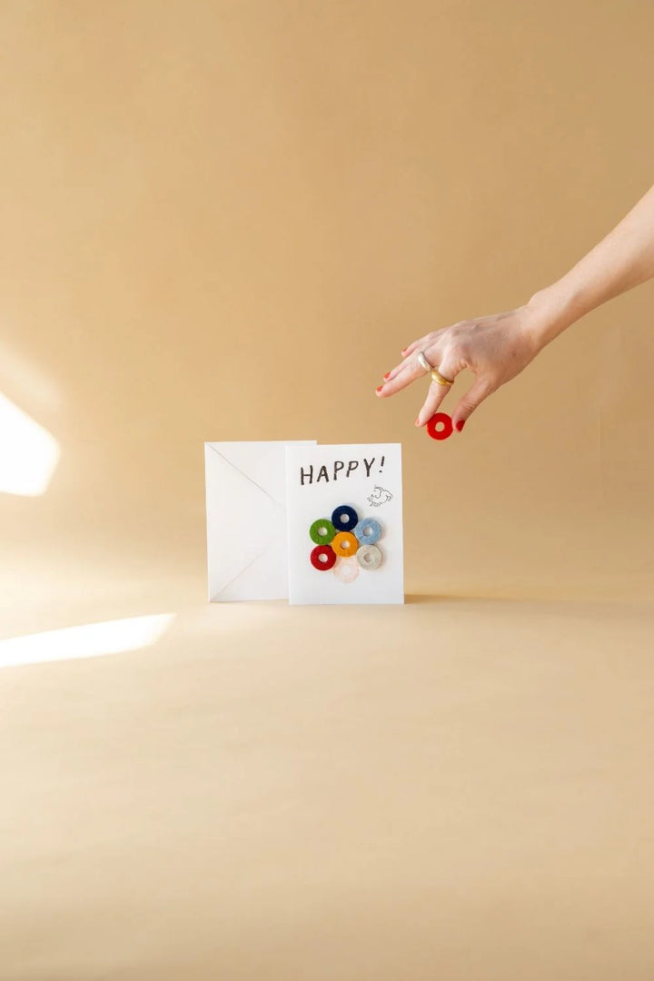 Wine-ote's Happy Marker Note Cards