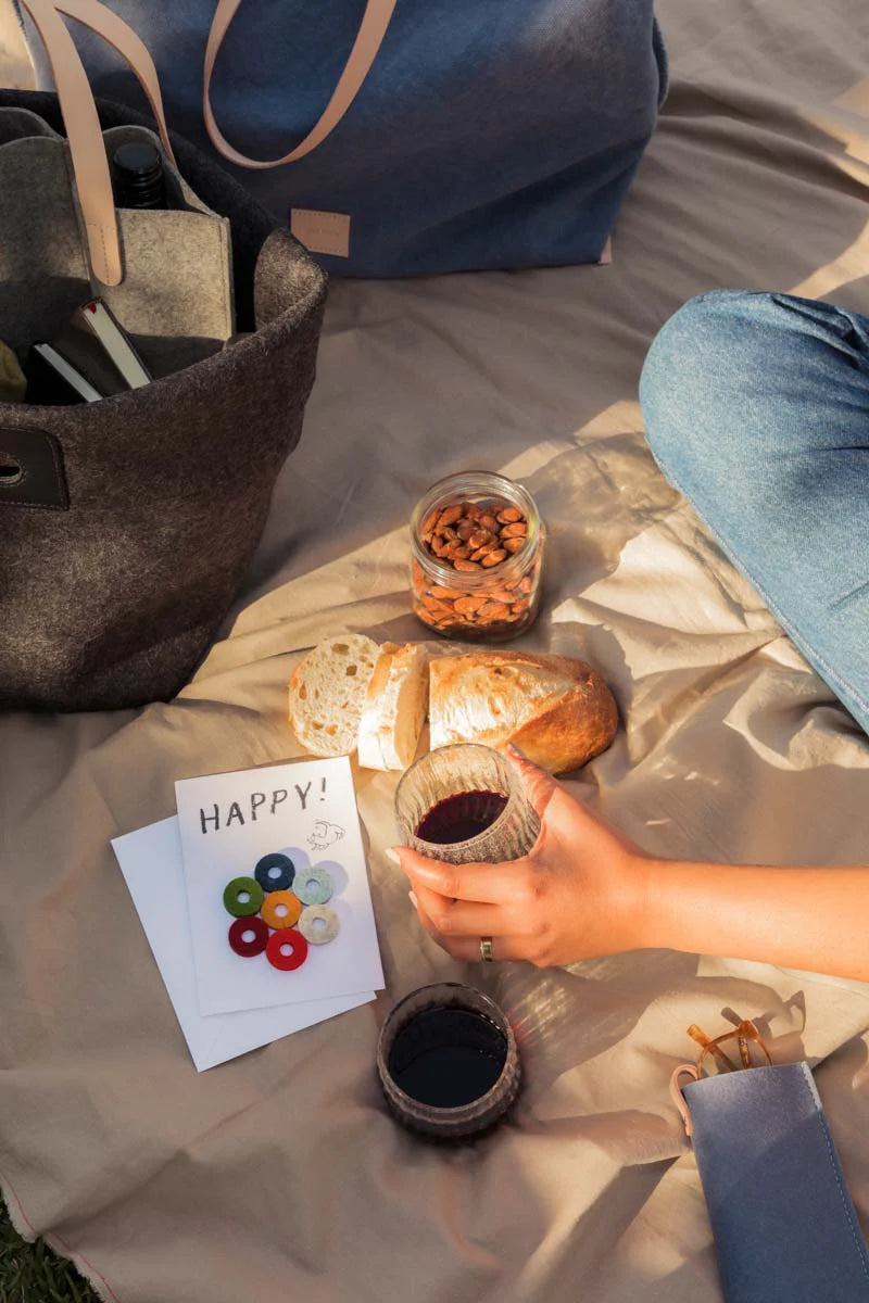 Wine-ote's Happy Marker Note Cards