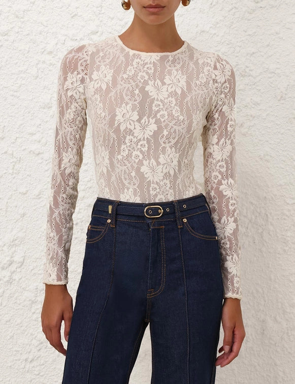 Crew Lace Bodysuit