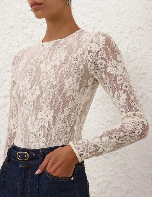 Crew Lace Bodysuit