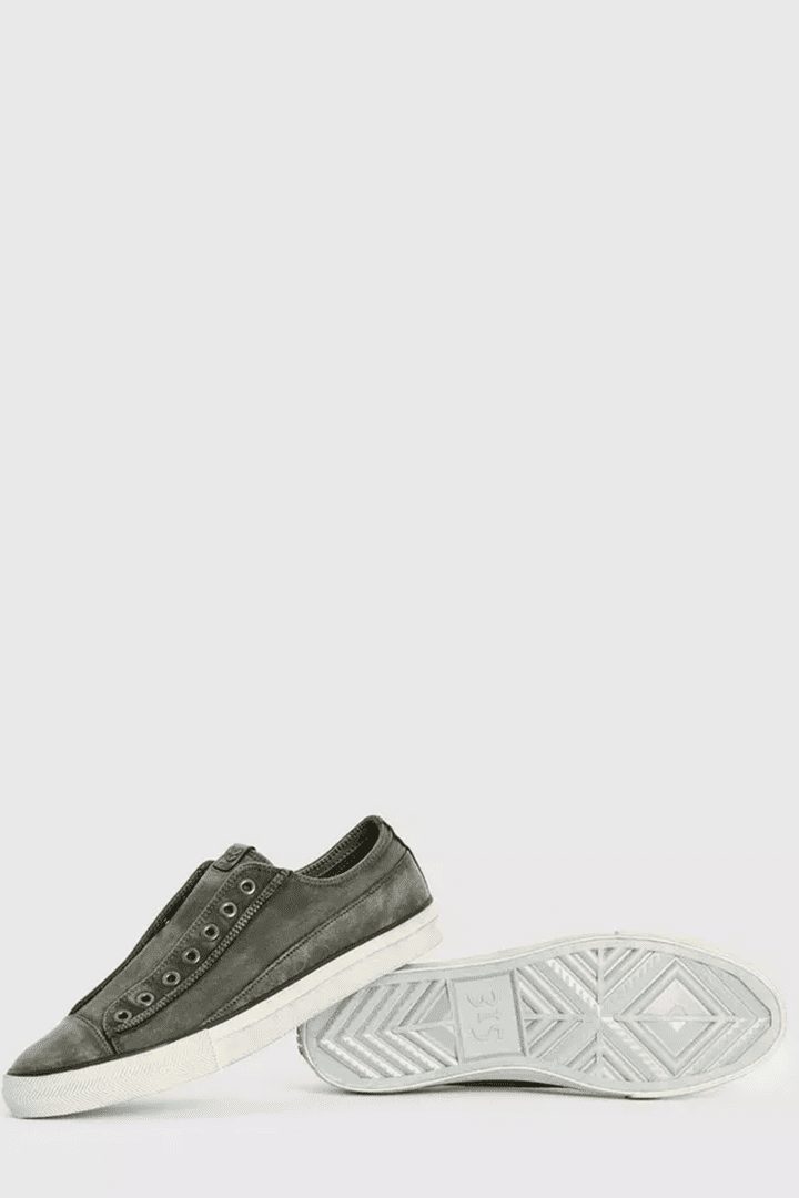 Laceless Low Top Sneakers