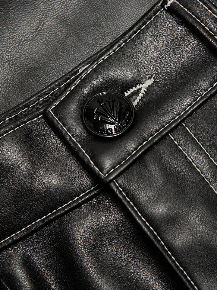 Shea Faux Leather Pant