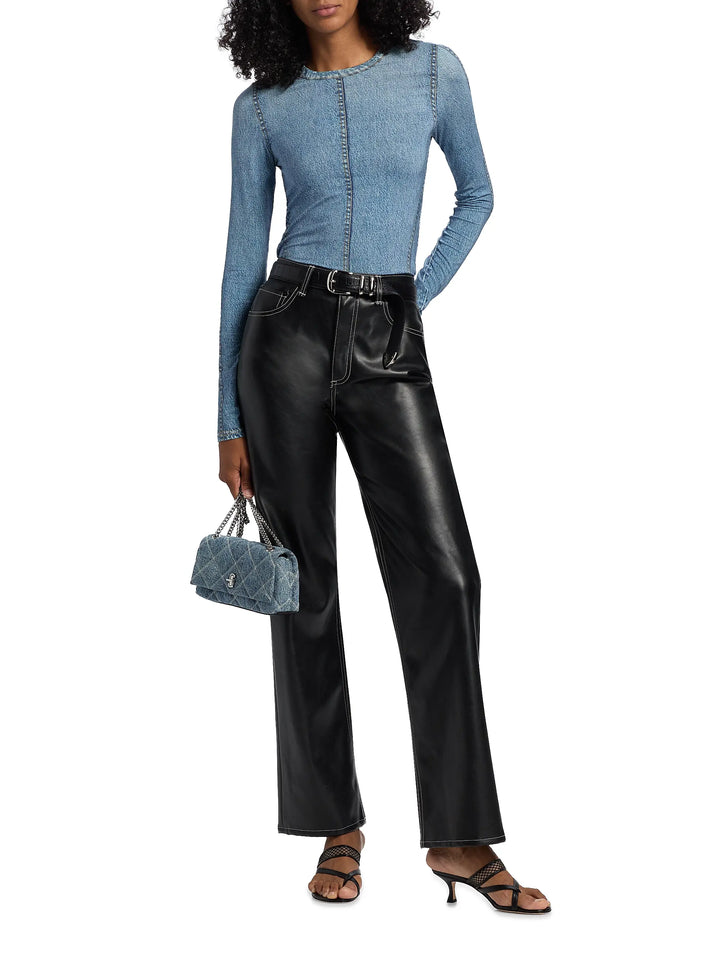 Shea Faux Leather Pant