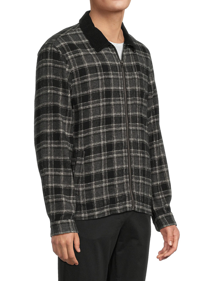 Jaque Plaid Cotton Shirt Jacket