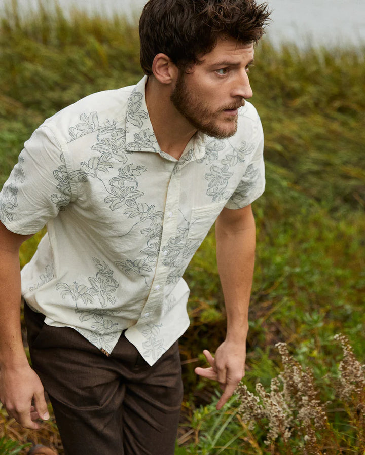 Watercolor Lily Jacquard Treme Shirt