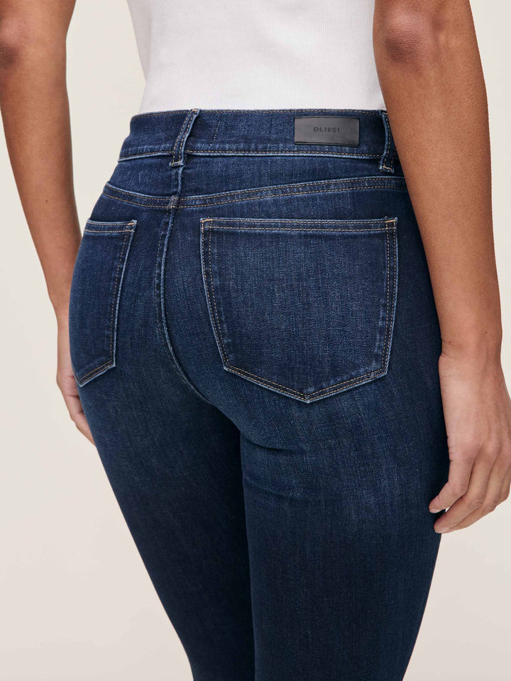 Mara Straight Mid Rise Instasculpt Ankle Jeans
