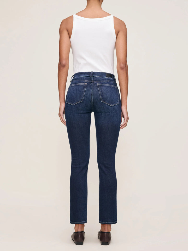 Mara Straight Mid Rise Instasculpt Ankle Jeans