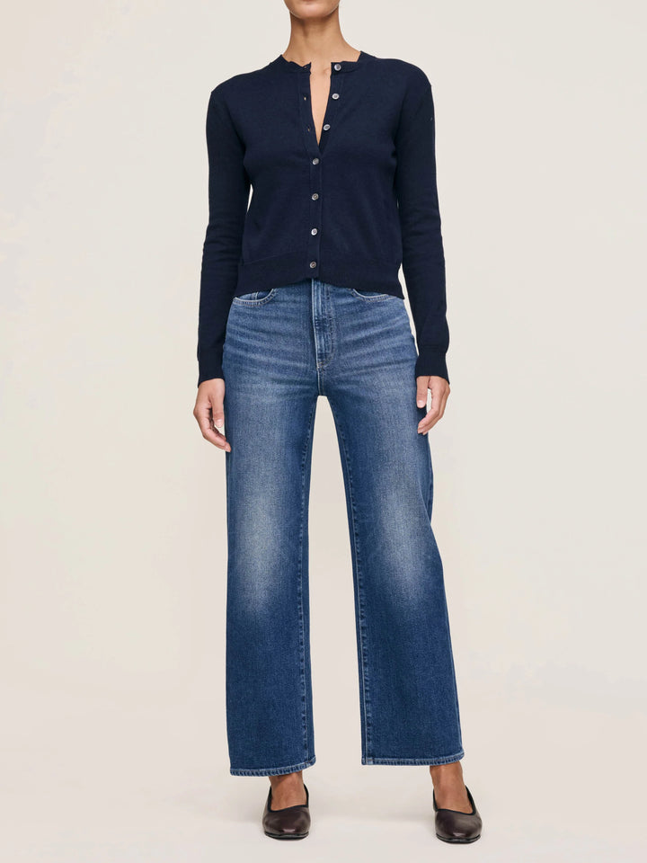 Karmine Refined Wide Leg High Rise 28" Jeans