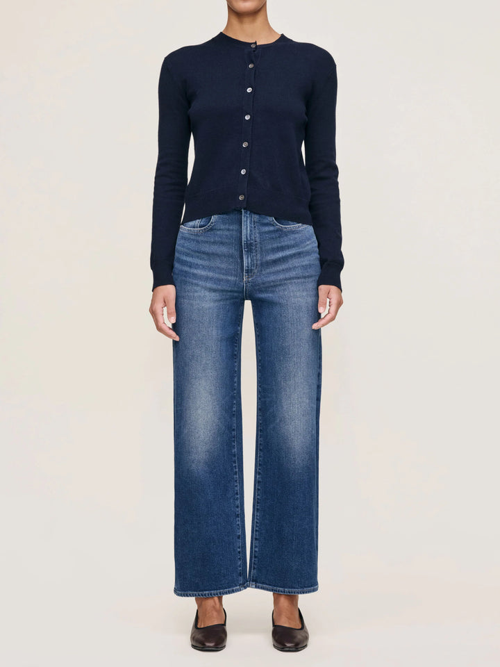 Karmine Refined Wide Leg High Rise 28" Jeans