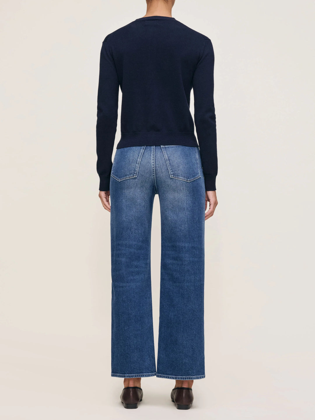 Karmine Refined Wide Leg High Rise 28" Jeans