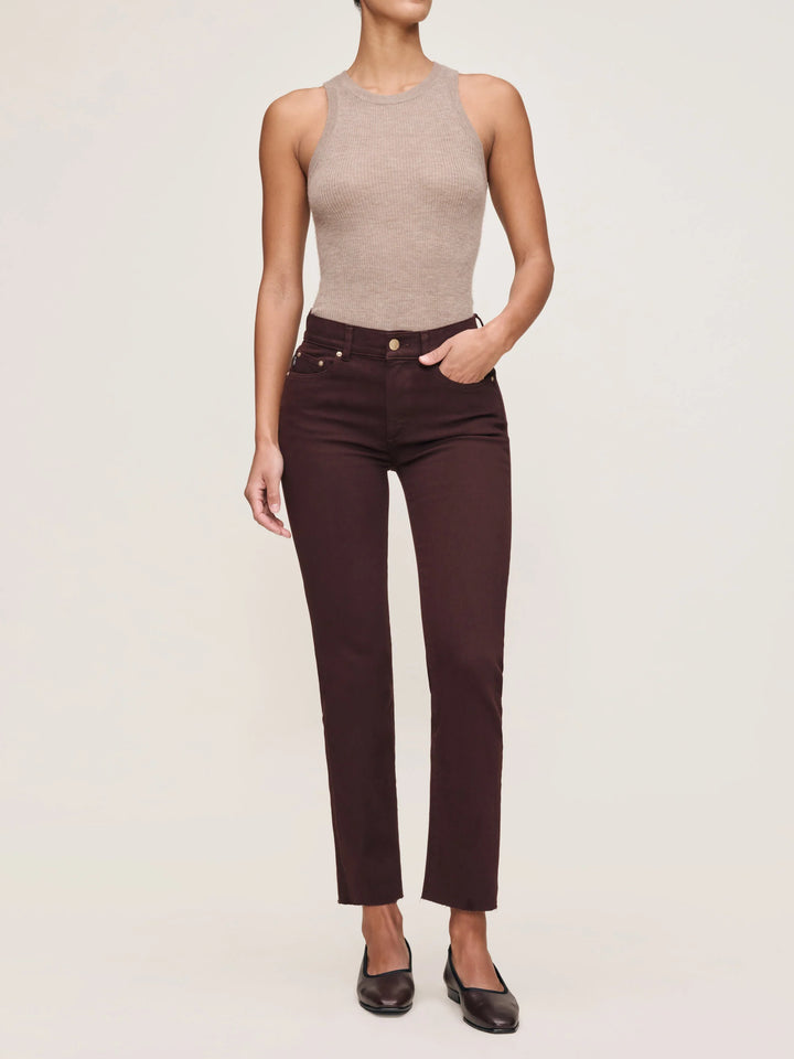 Mara Straight Mid Rise Instasculpt™ Ankle Jeans