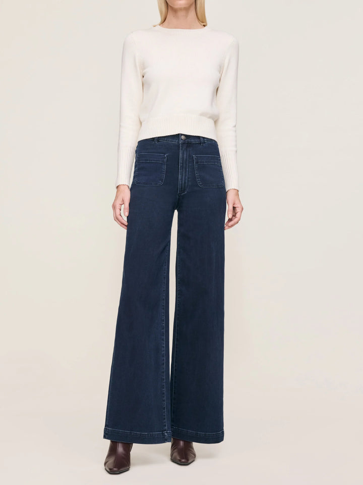 Hepburn Wide Leg High Rise 32" Jeans