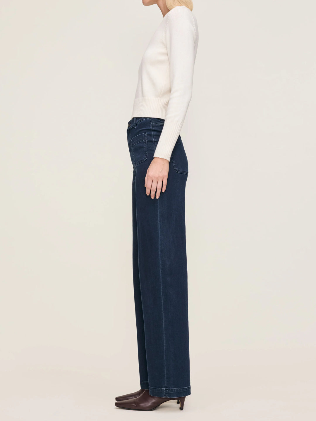 Hepburn Wide Leg High Rise 32" Jeans