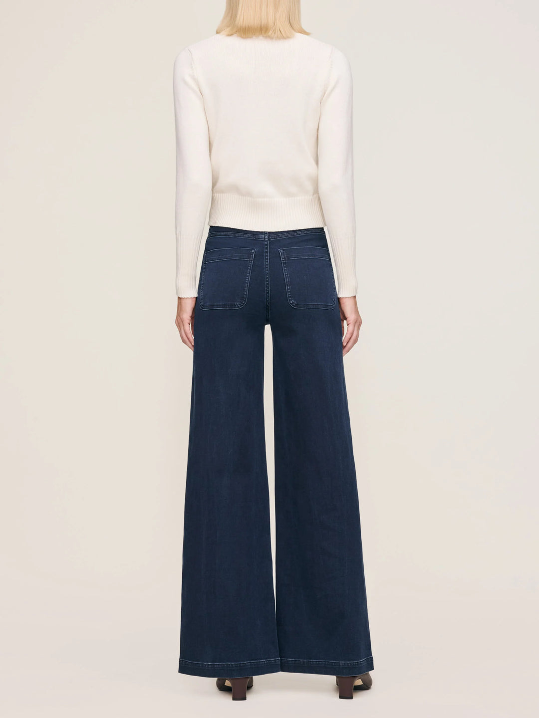 Hepburn Wide Leg High Rise 32" Jeans