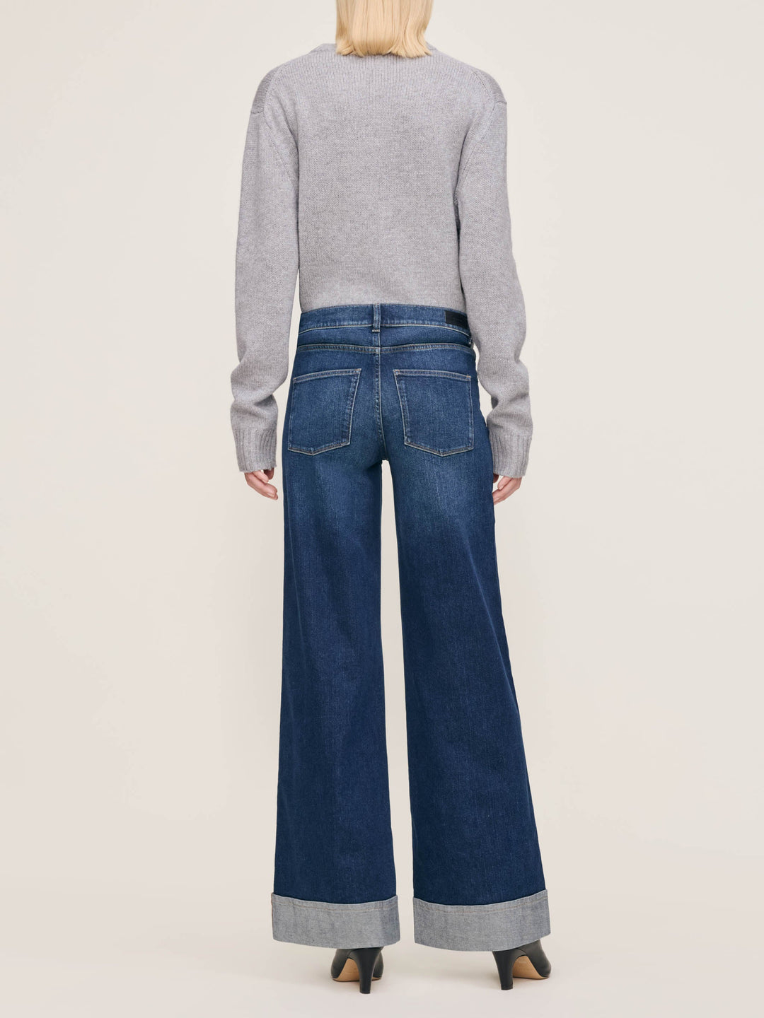 Hepburn Wide Leg Mid Rise 32" Jeans