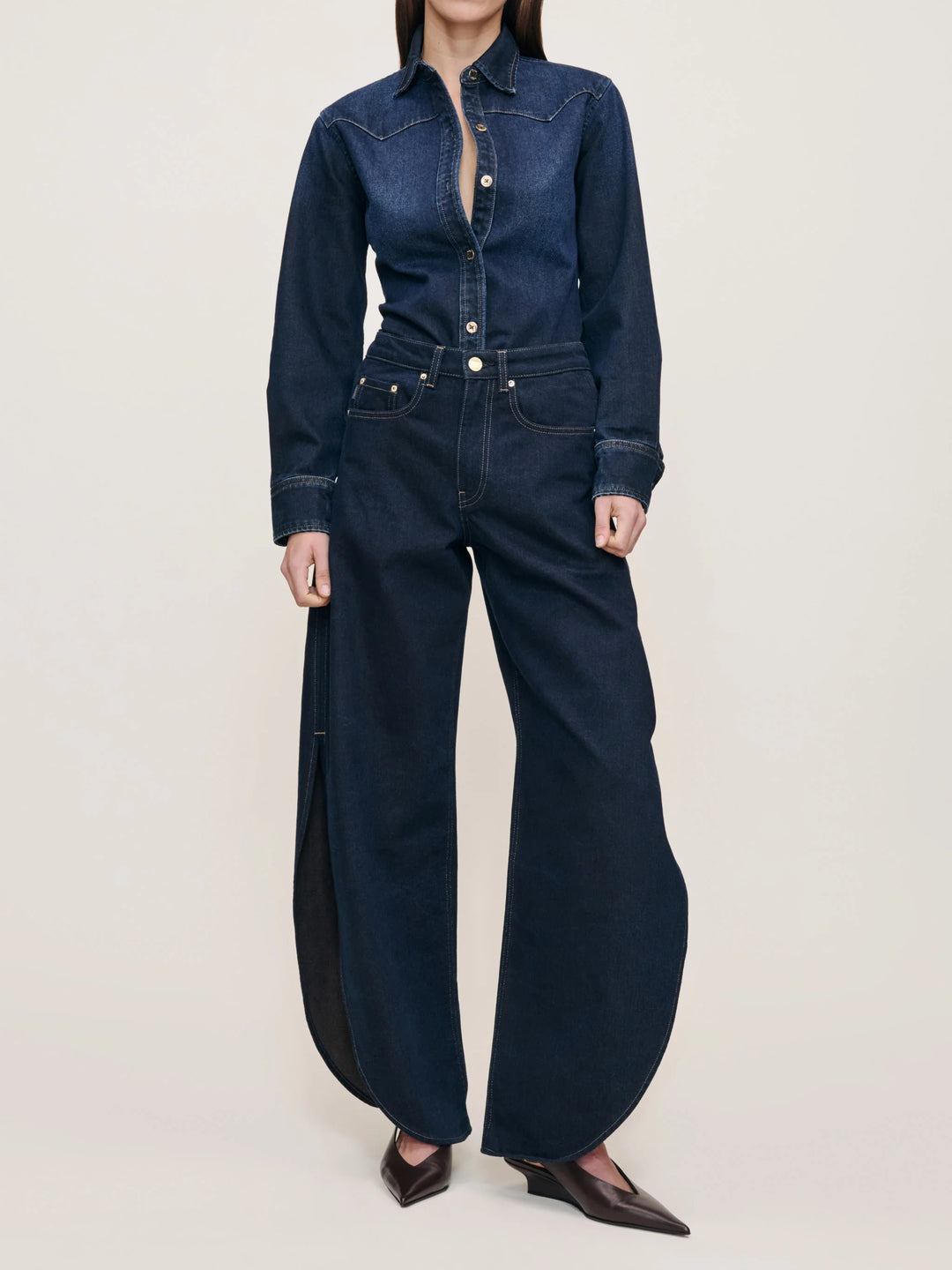 Rori Wide Barrel High Rise 31.5" Jeans