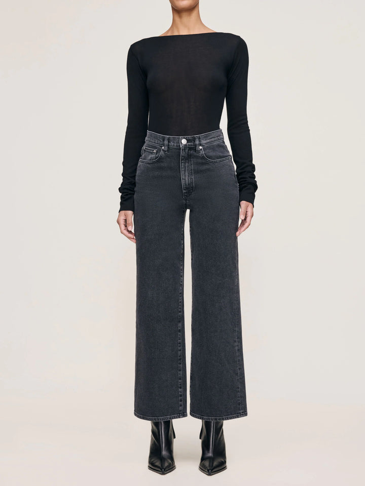 Karmine Refined Wide Leg High Rise 28" Jeans