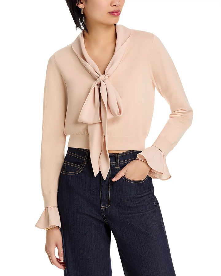 Lenu Tie Neck Sweater