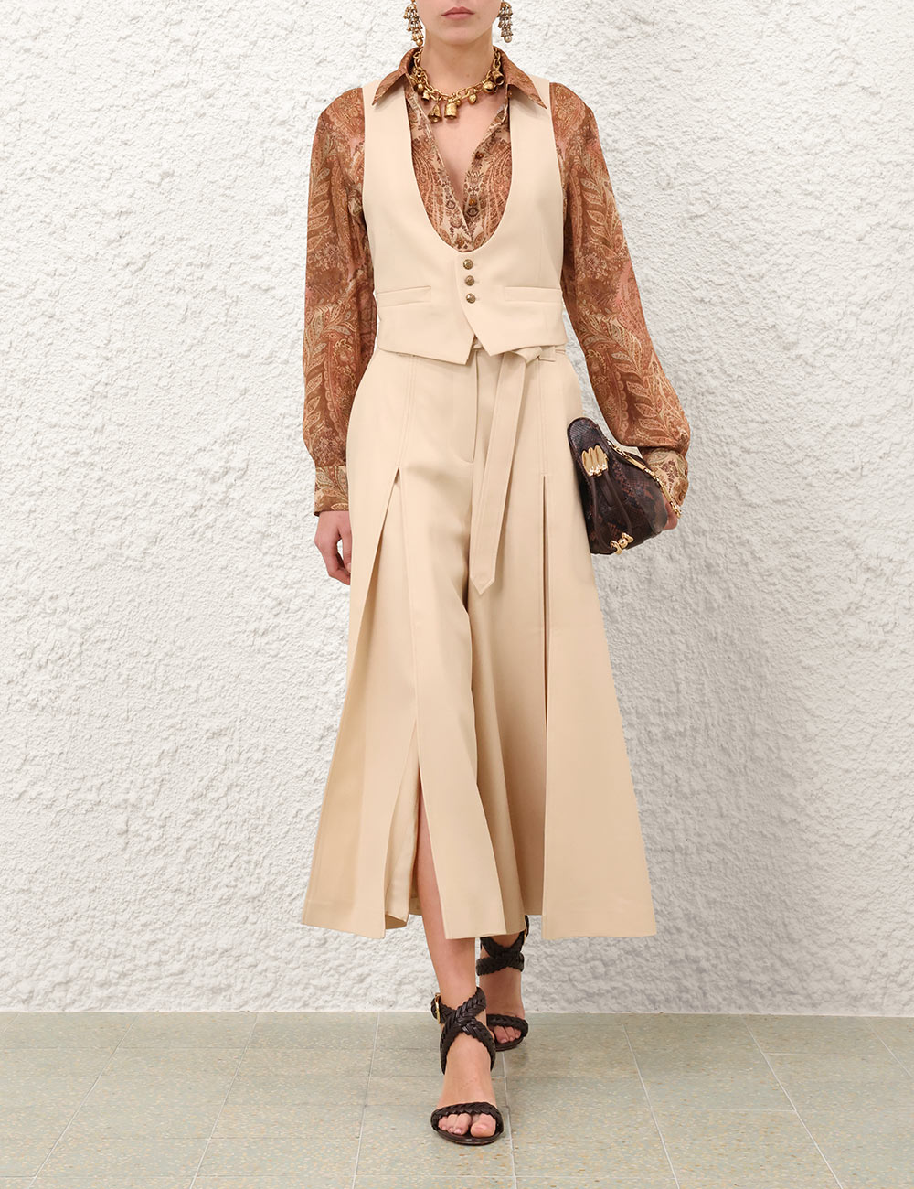 Runway Hypnotic Wool Culotte