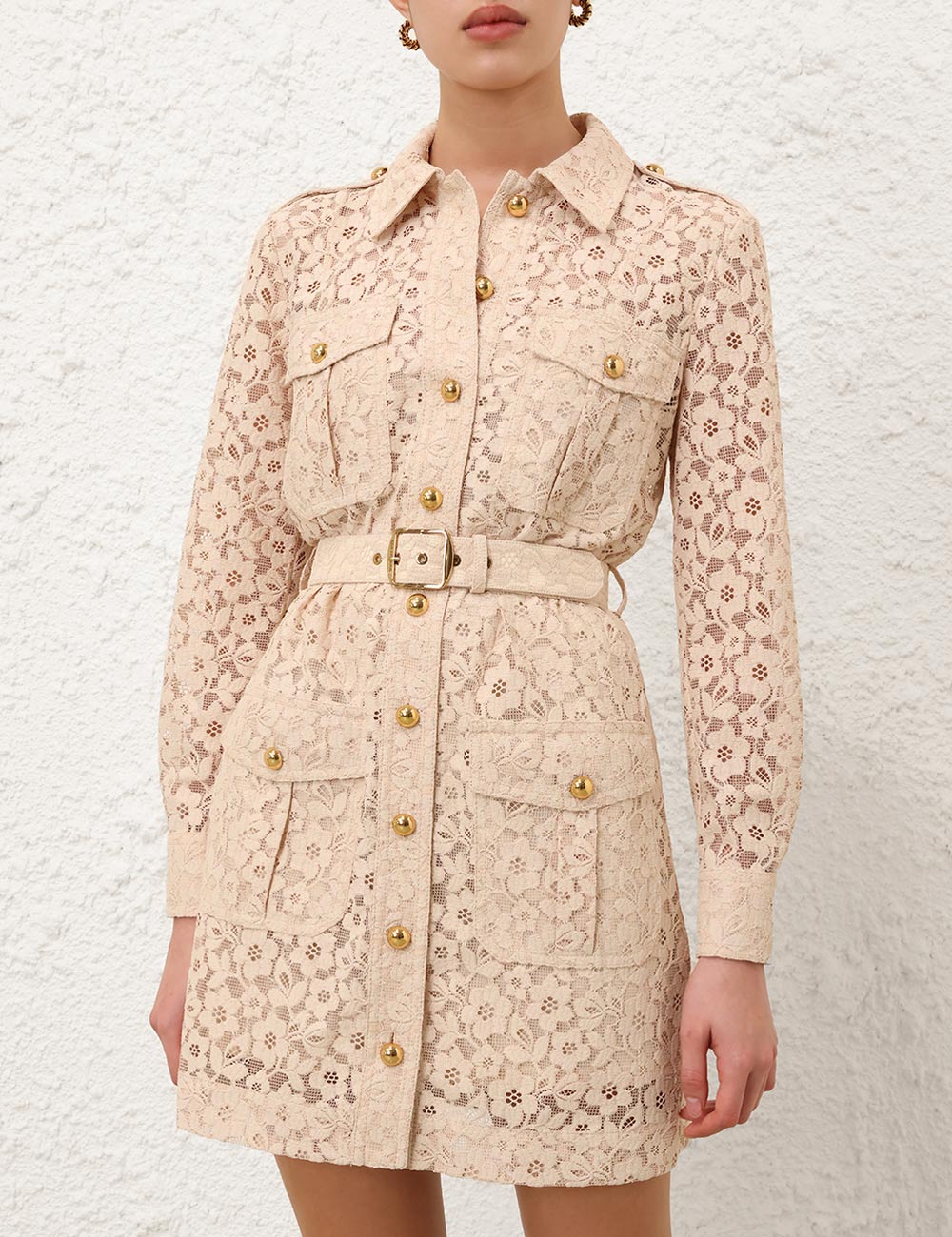 Hypnotic Lace Utility Dress