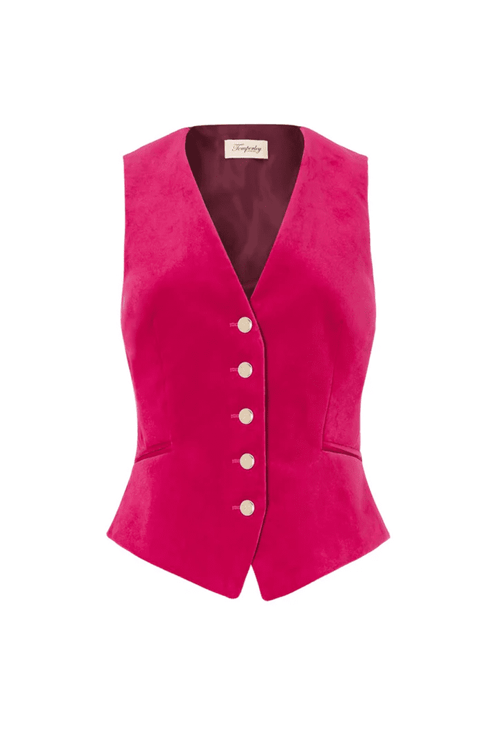 Clove Velvet Waistcoat