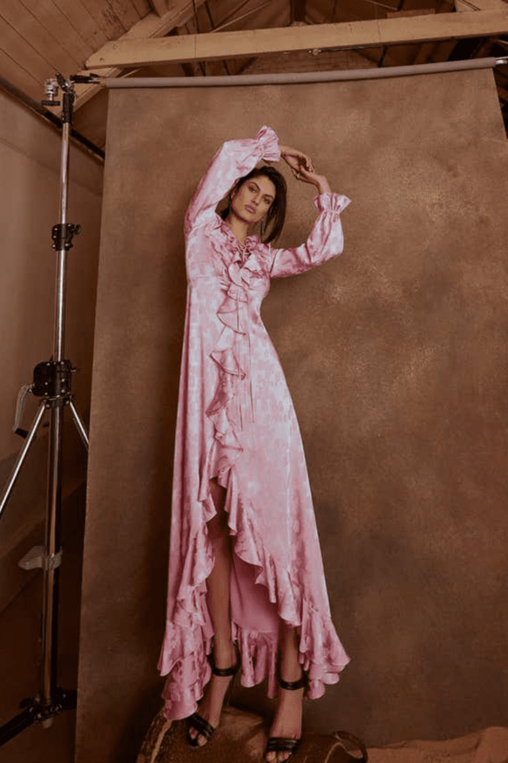 Pinto Ruffle Dress