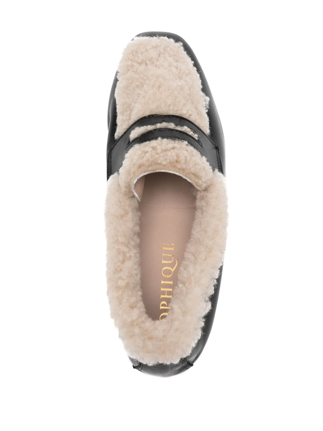 Calfskin & Shearling Essenziale Loafer