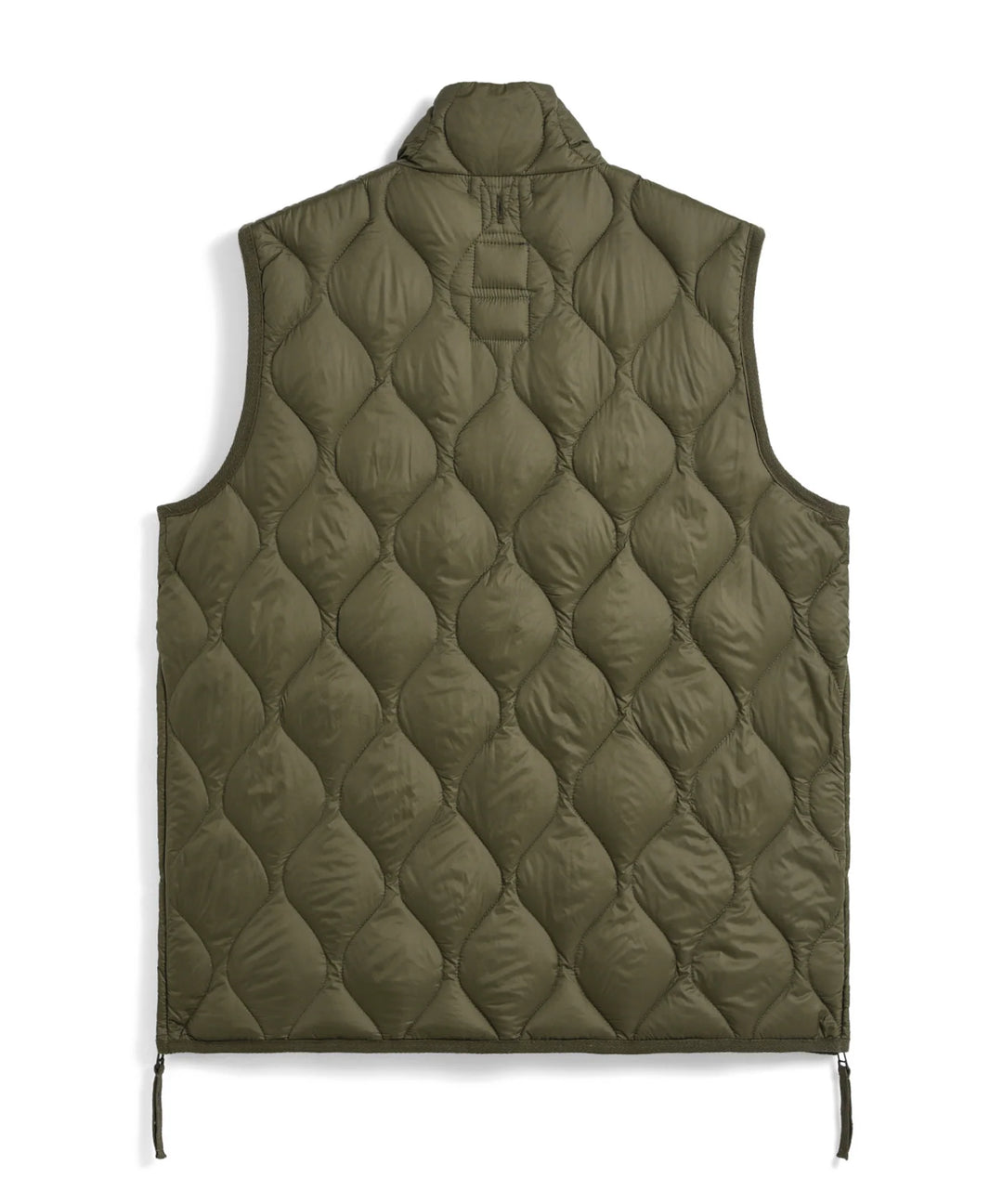 Unisex Military Hi-Neck W-Zip Down Vest (Soft Shell)