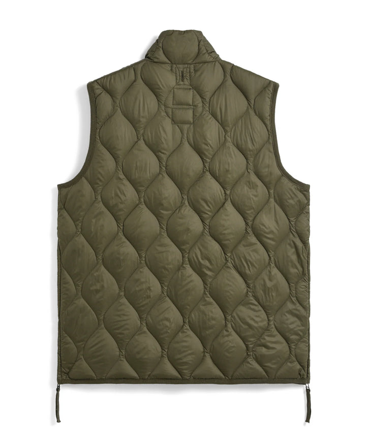 Unisex Military Hi-Neck W-Zip Down Vest (Soft Shell)