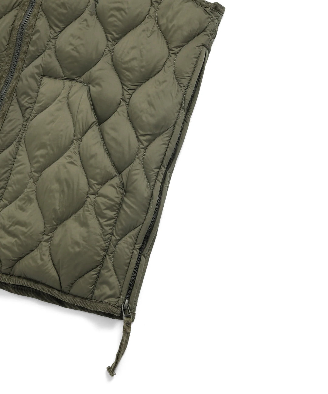 Unisex Military Hi-Neck W-Zip Down Vest (Soft Shell)