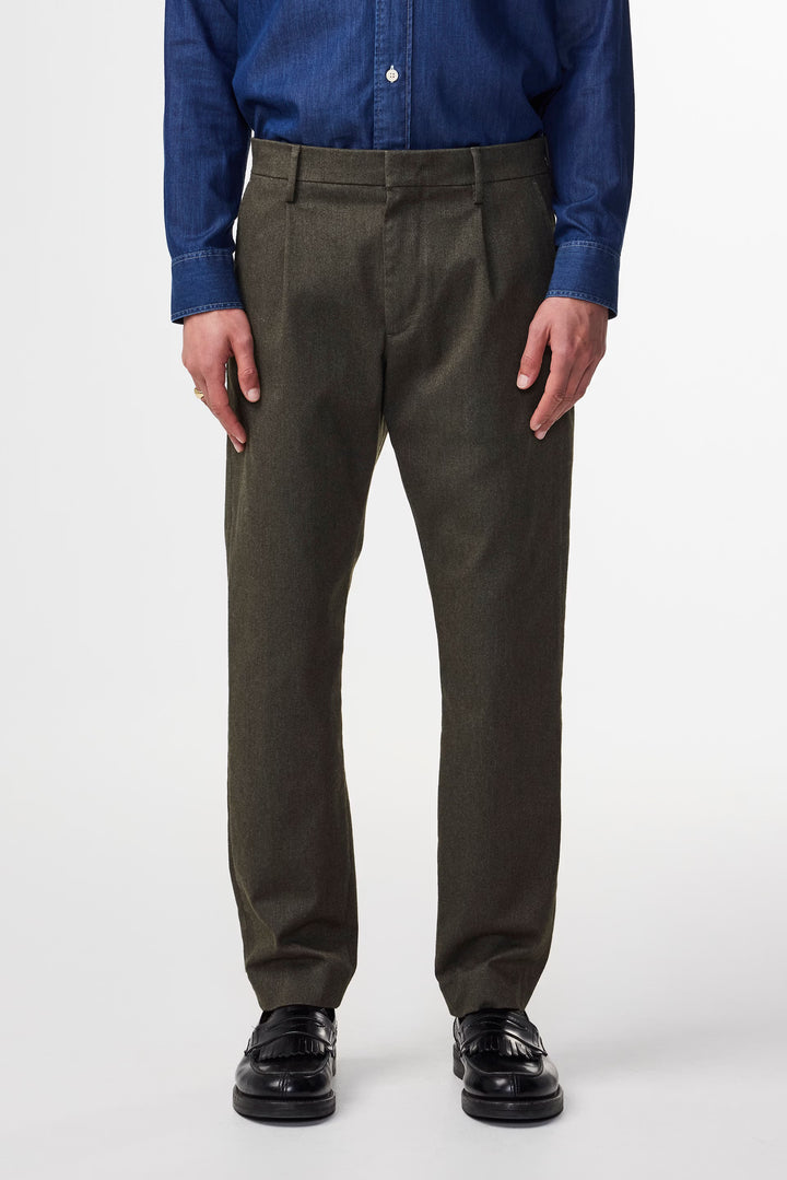 Bill Melange Tapered leg regular fit Pant