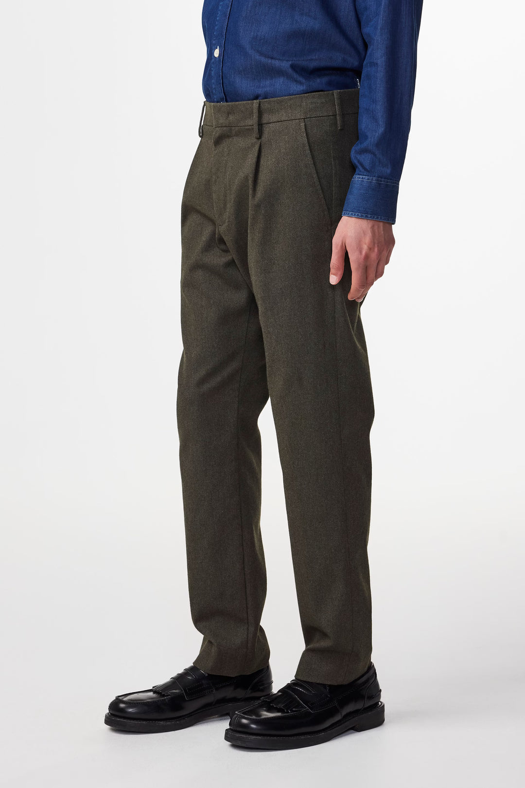 Bill Melange Tapered leg regular fit Pant