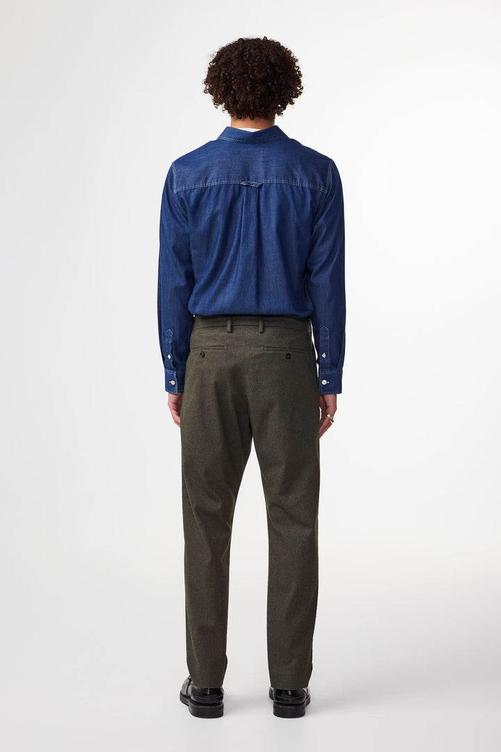Bill Melange Tapered leg regular fit Pant