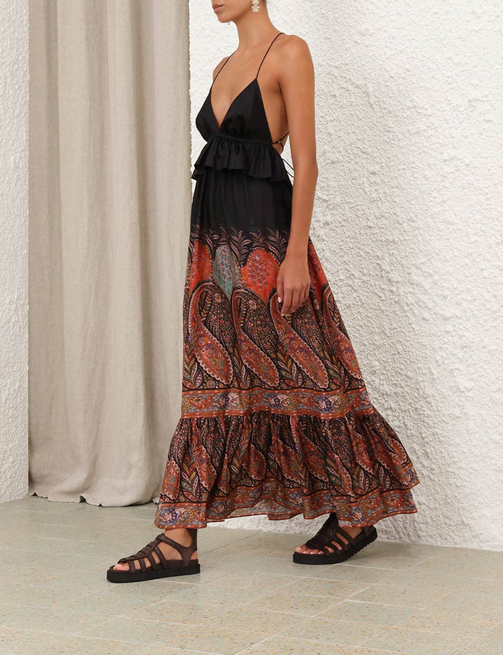 Rhiannon Ruffle Maxi Dress