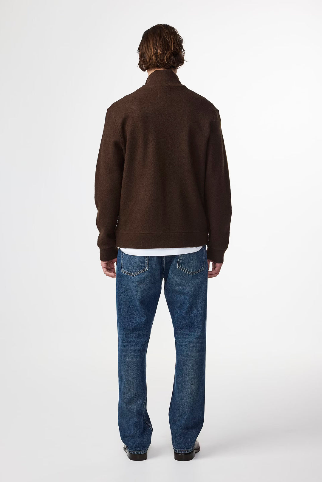 Boiled Full Zip Boiled wool Hybrid
