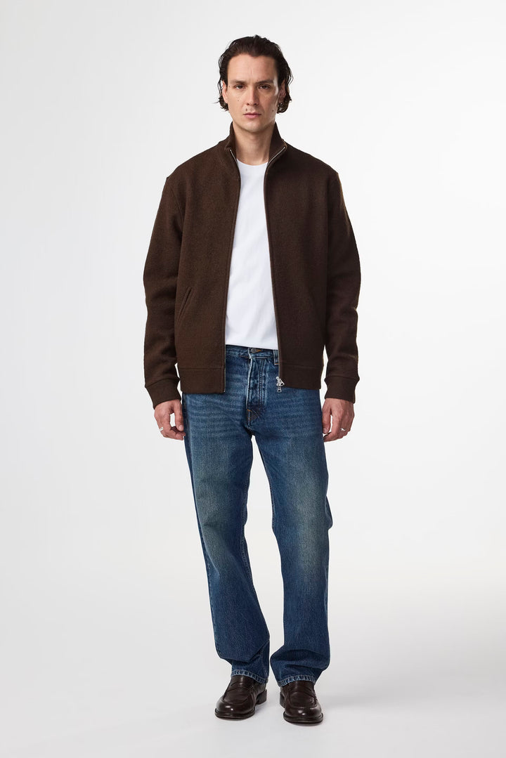Boiled Full Zip Boiled wool Hybrid