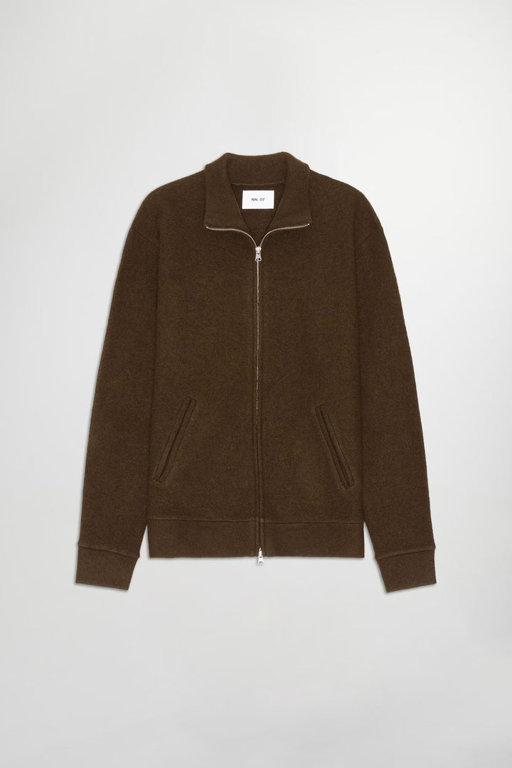 Boiled Full Zip Boiled wool Hybrid