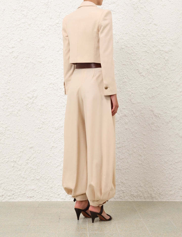 Hypnotic Wool Cropped Blazer