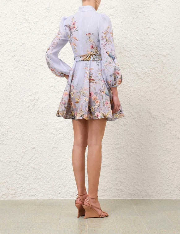 Rebellion Button Mini Dress