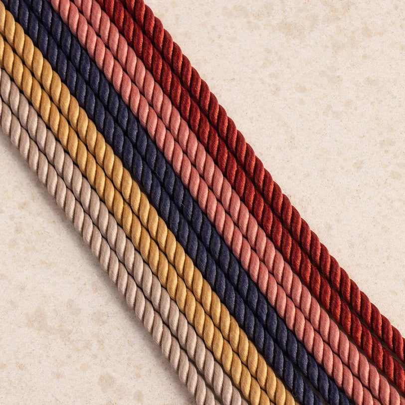 Diamond Pillow Cord Bracelet In Peony