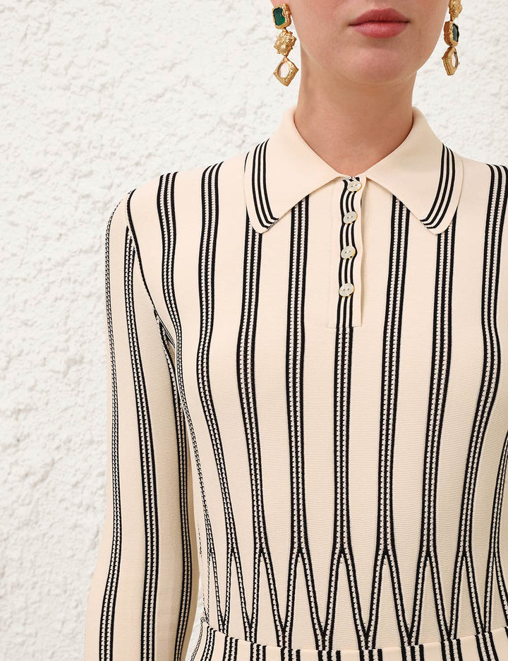 Rebellion Striped Polo