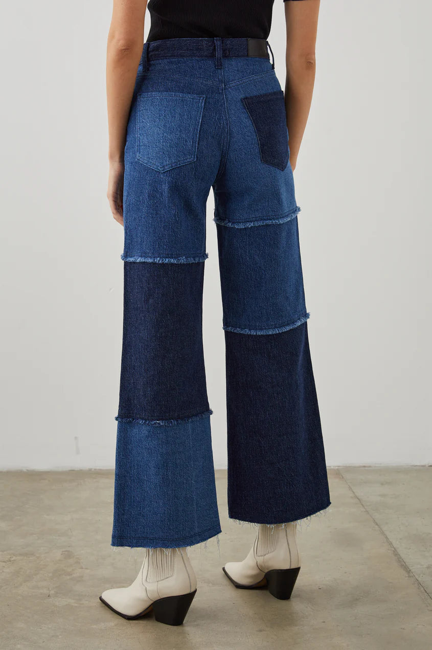 Getty Crop Wide Leg in Indigo