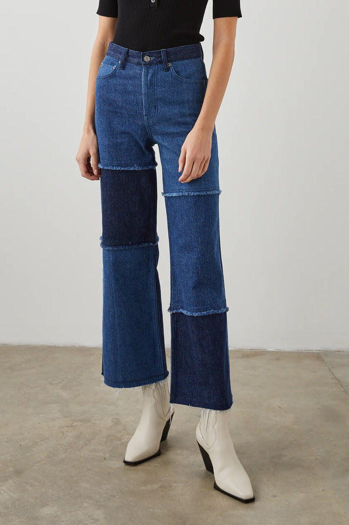 Getty Crop Wide Leg in Indigo