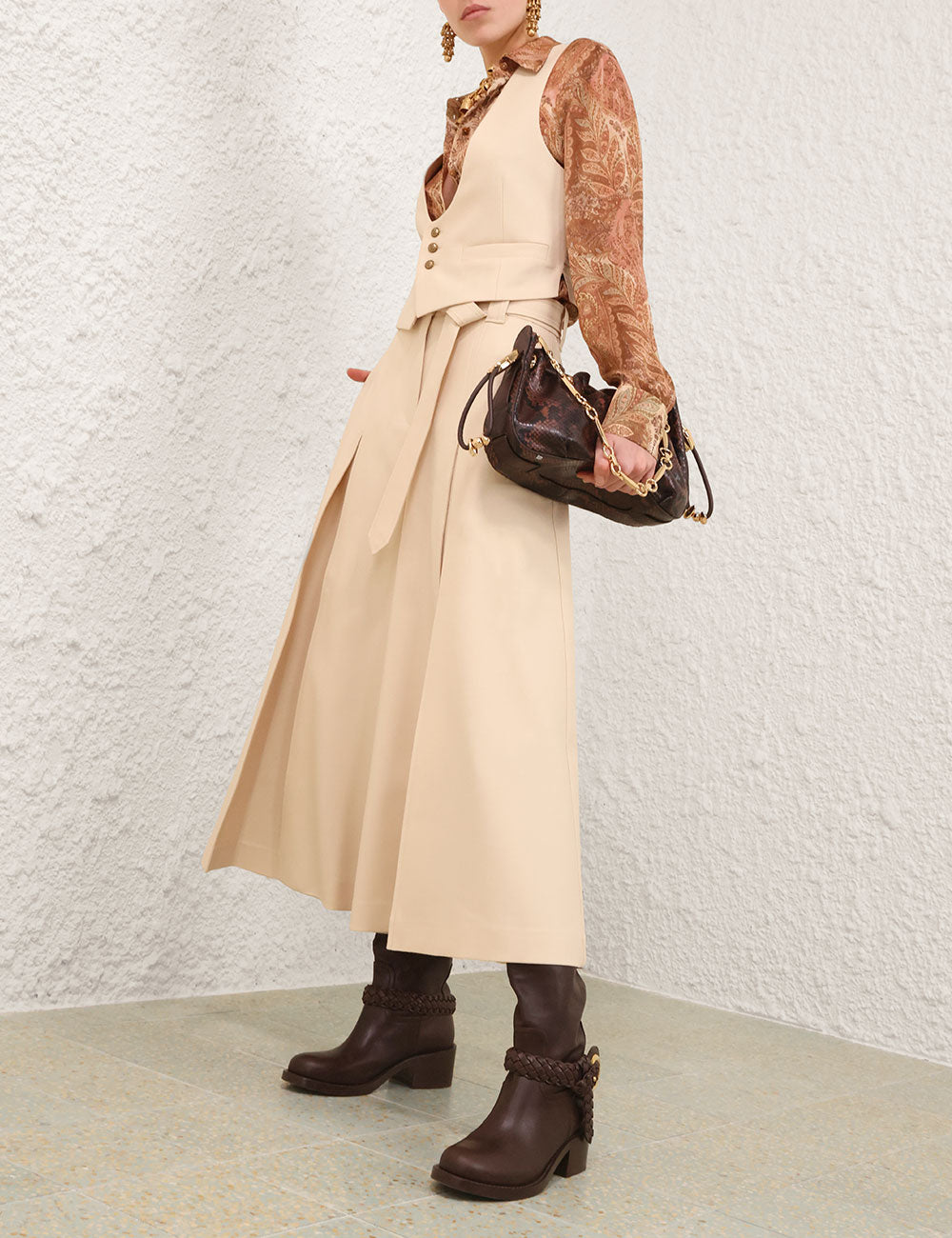Runway Hypnotic Wool Culotte