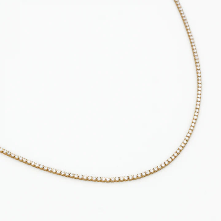 Dallas Micro Tennis Necklace