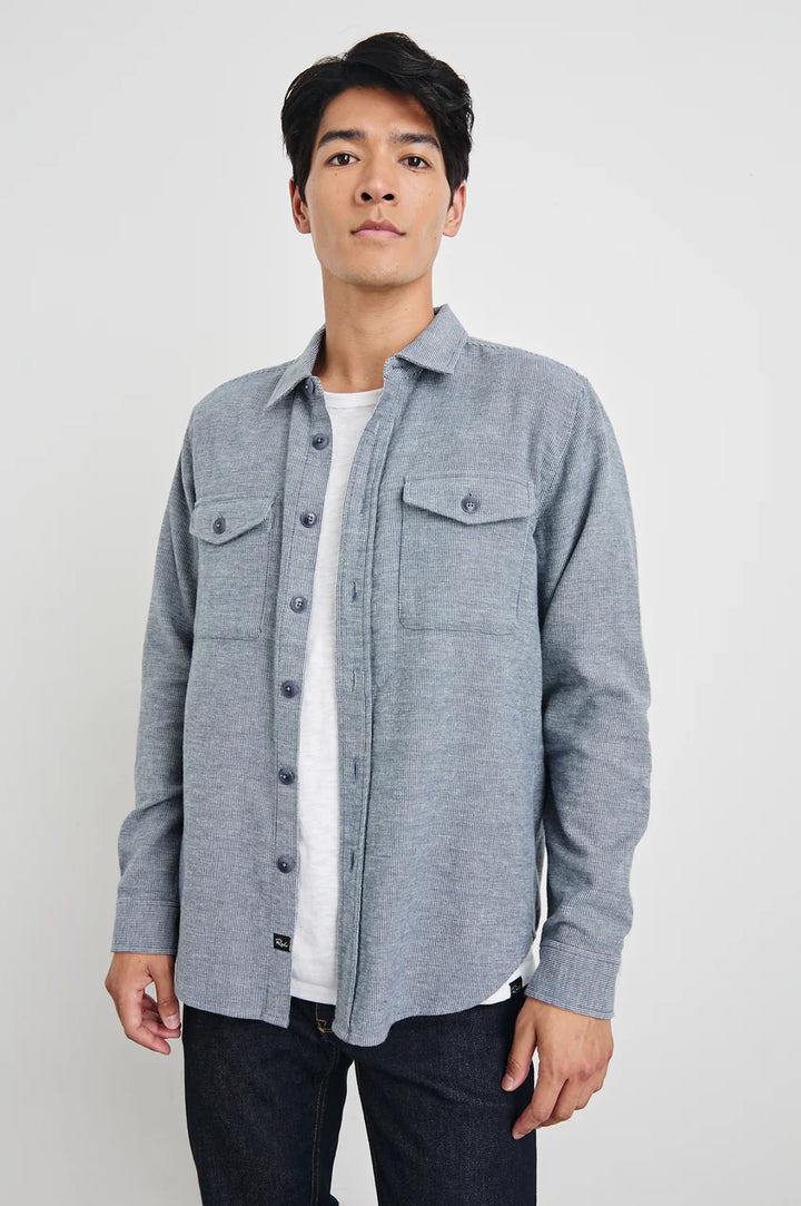 Burr shirt jacket