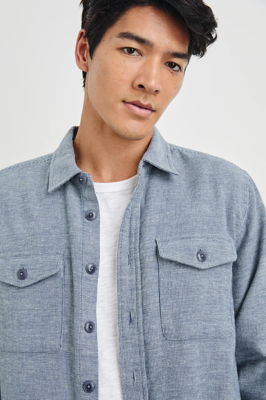Burr shirt jacket