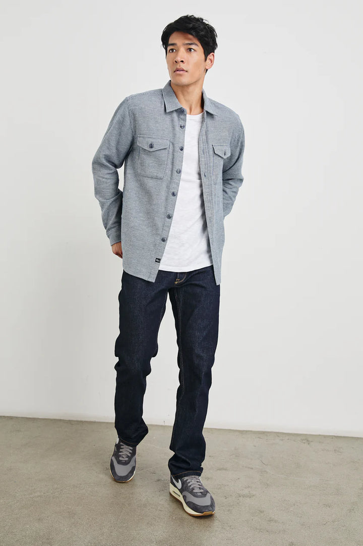Burr shirt jacket