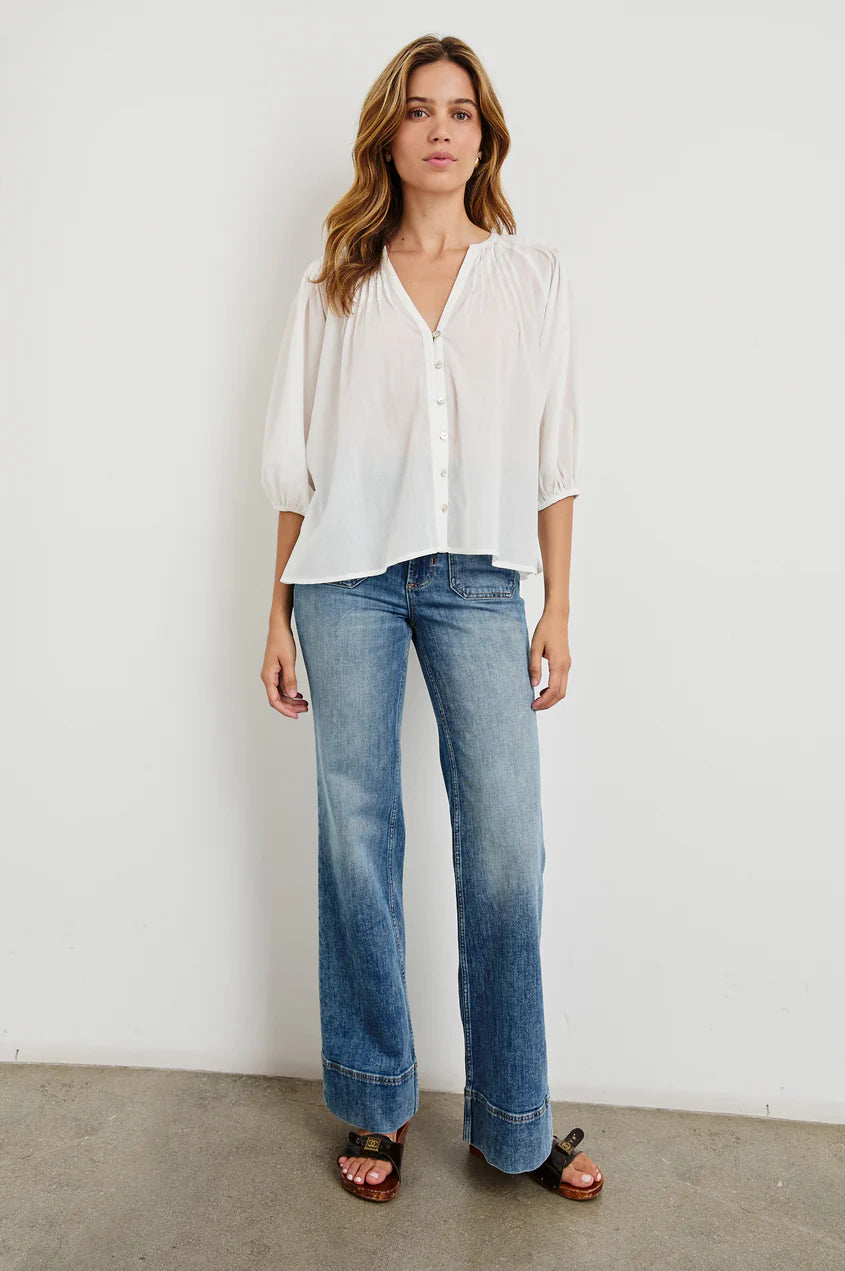 Cassat Top in White